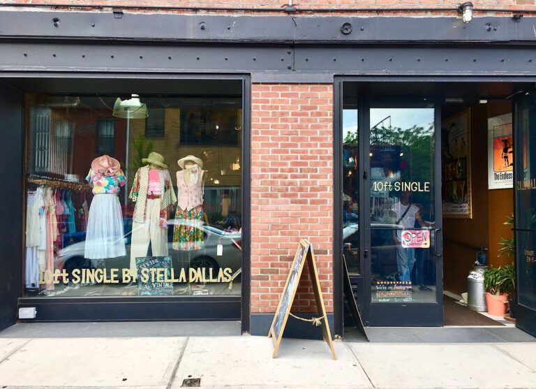 10 ft single by Stella Dallas thrift shops in NYC
