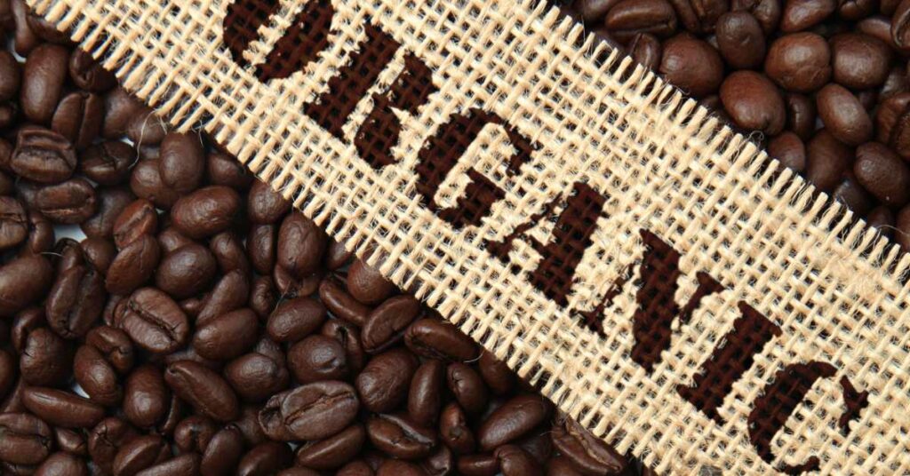 organic flavored coffee beans