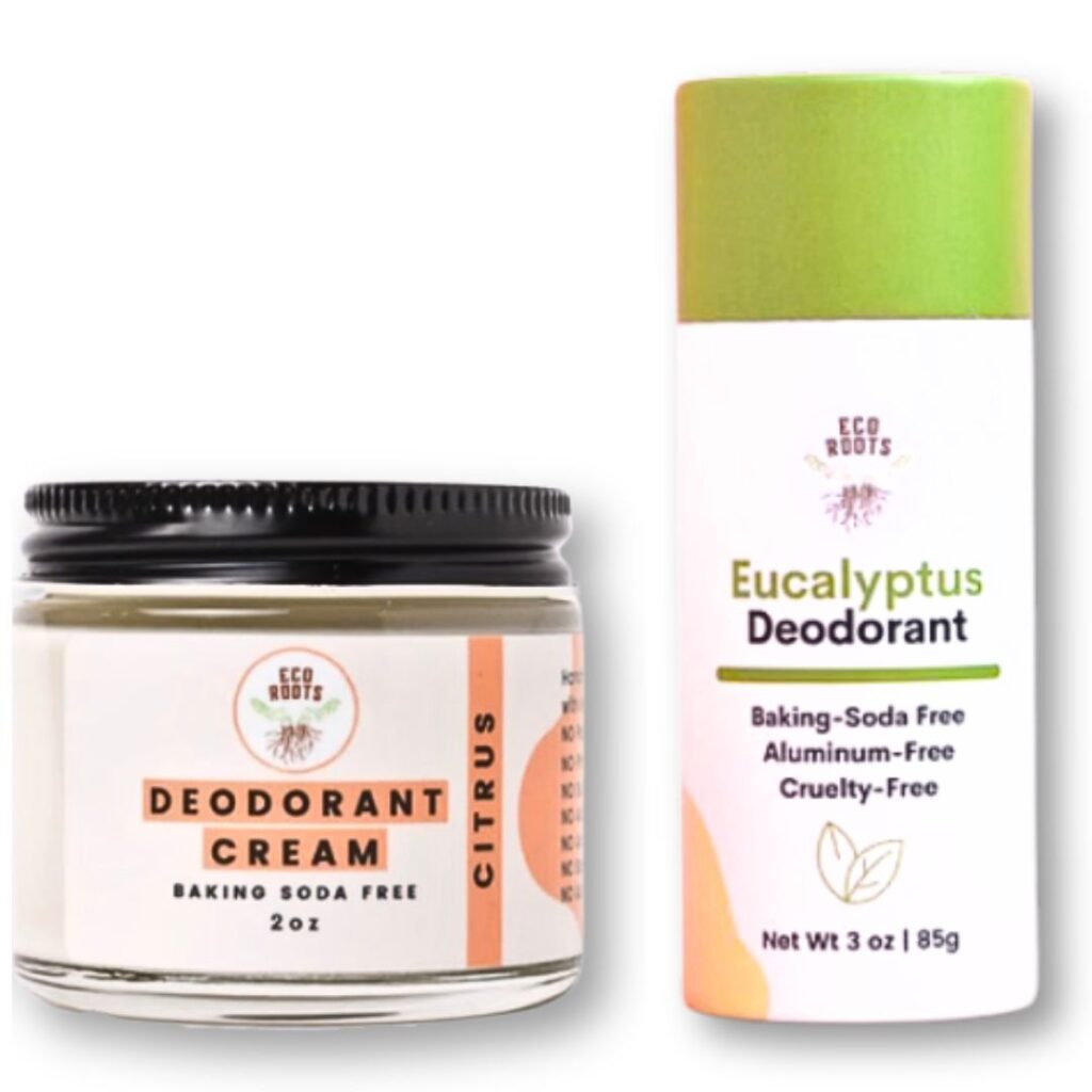 eco roots non-toxic deodorant stick and paste
