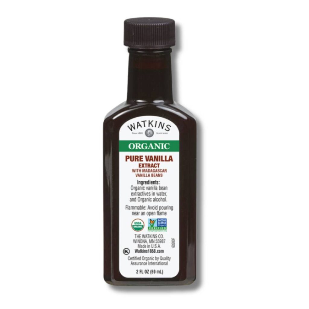 watkins organic vanilla extract bottle 2 oz